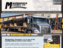Tablet Screenshot of montgomeryllc.com